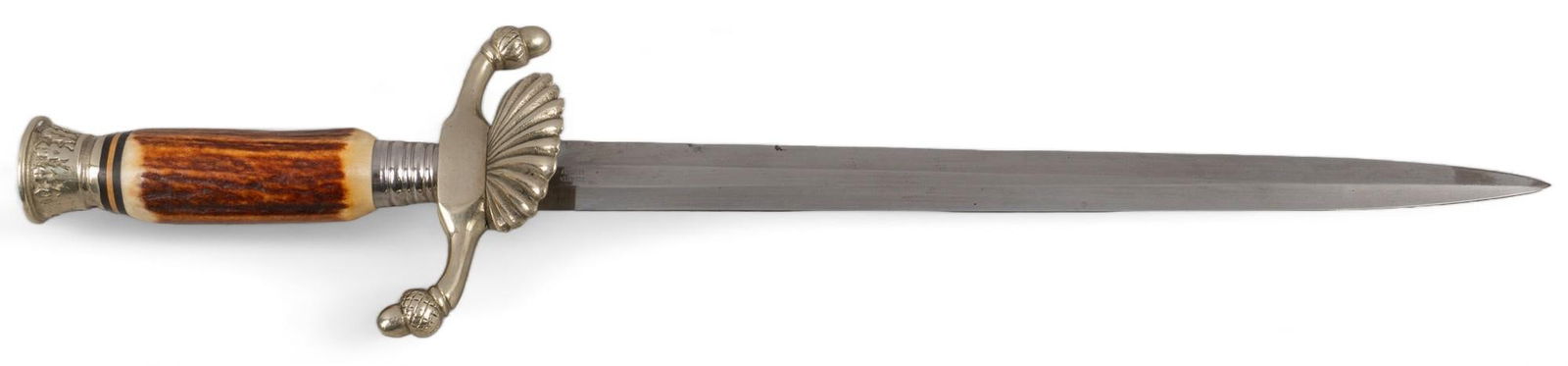 German Solingen Hirschfanger Hunting Dagger W/ Sheath (1 of 6)