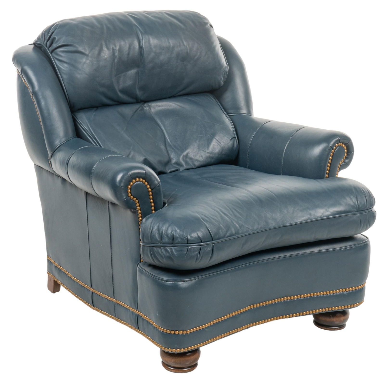 Hancock and Moore (USA) Leather Arm Chair (1 of 7)