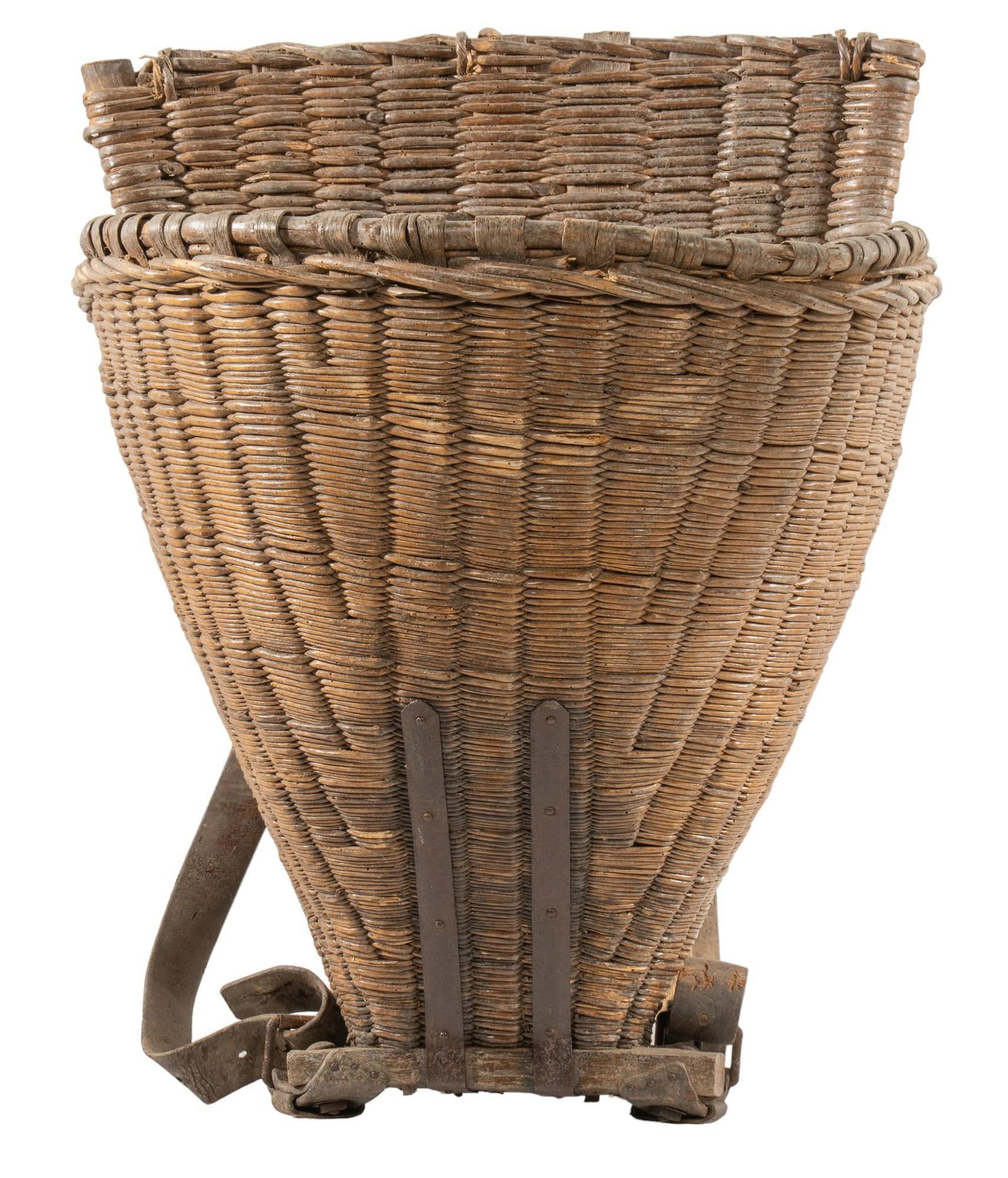 Vintage Woven Gathering Basket (1 of 4)