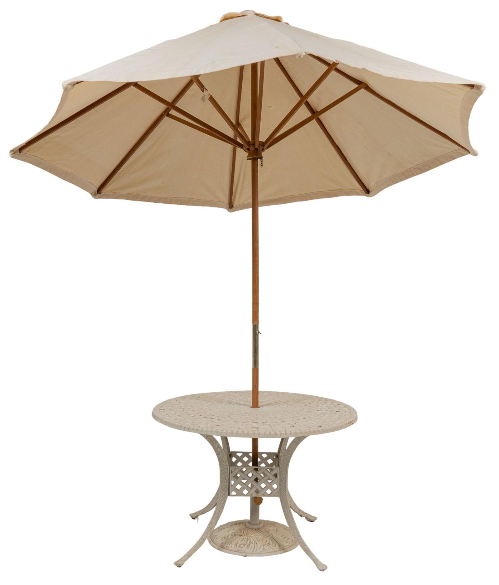 Patio Table with Umbrella Canopy (1 of 10)