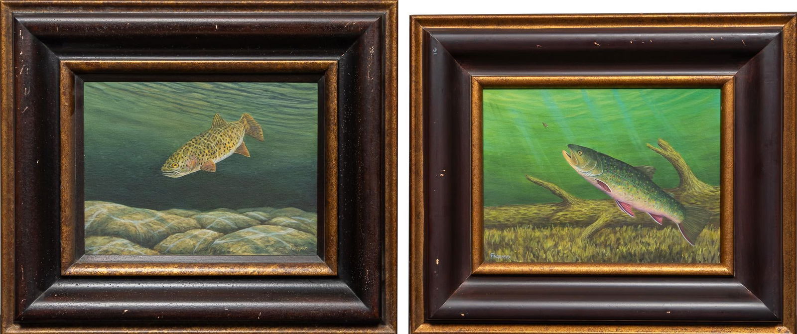 Albert Faggard, (2) Fish Paintings (1 of 10)