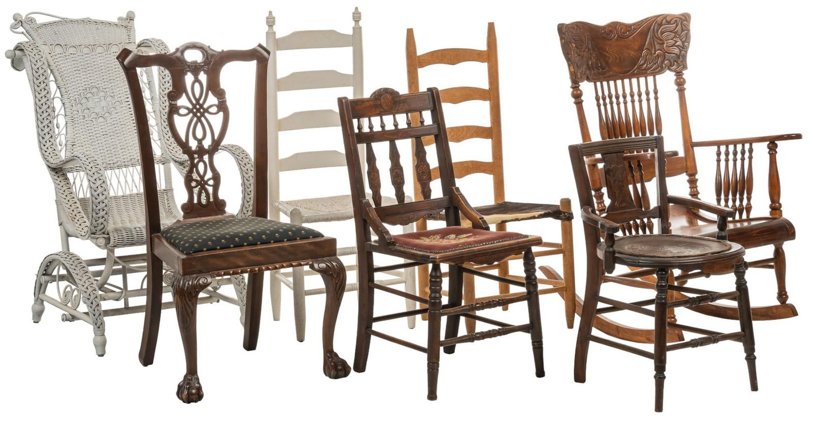 (7) Vintage Chairs (1 of 6)