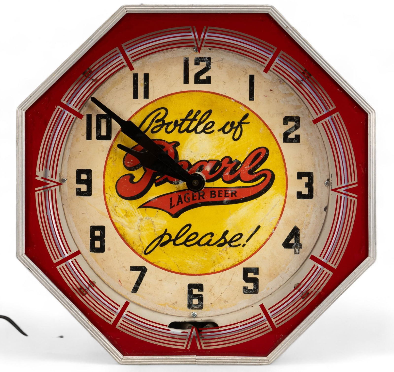 Neon Pearl Clock Target with Wall Mount (1 of 7)