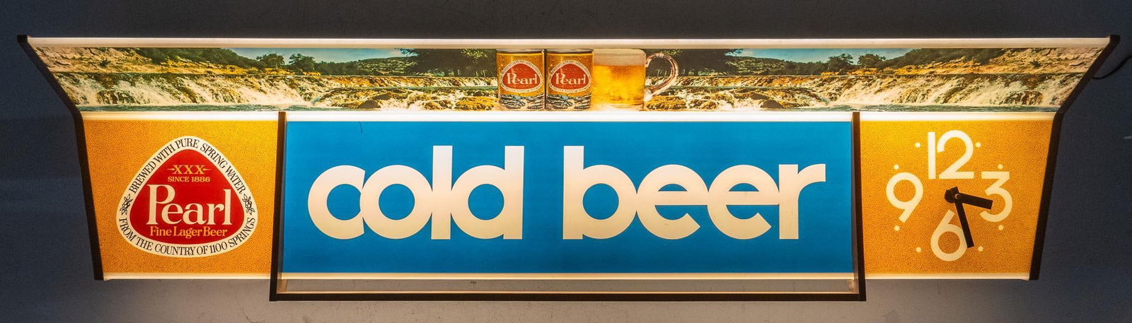 1973 Pearl Beer "Cold Beer Clock" (1 of 7)