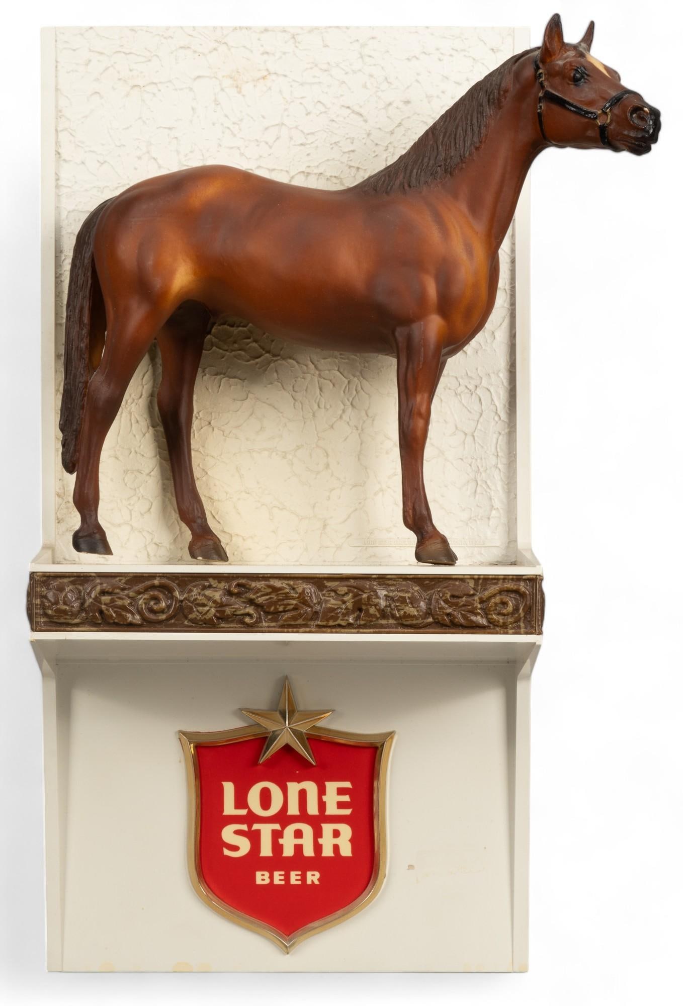 Lone Star Beer, "Thoroughbred Horse Plaque" (1 of 8)