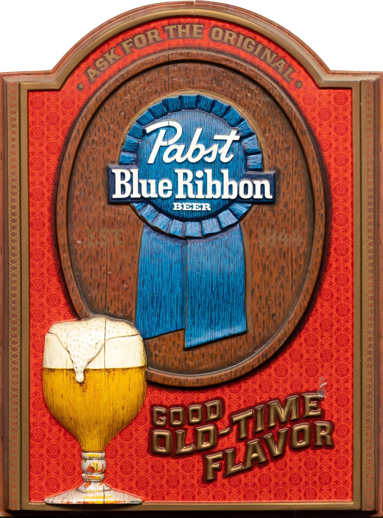 1970s Pabst Blue Ribbon Sign (1 of 4)