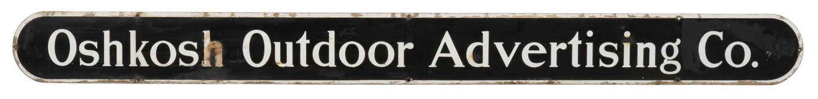Oshkosh Outdoor Adv. Co. Enameled Sign (1 of 6)