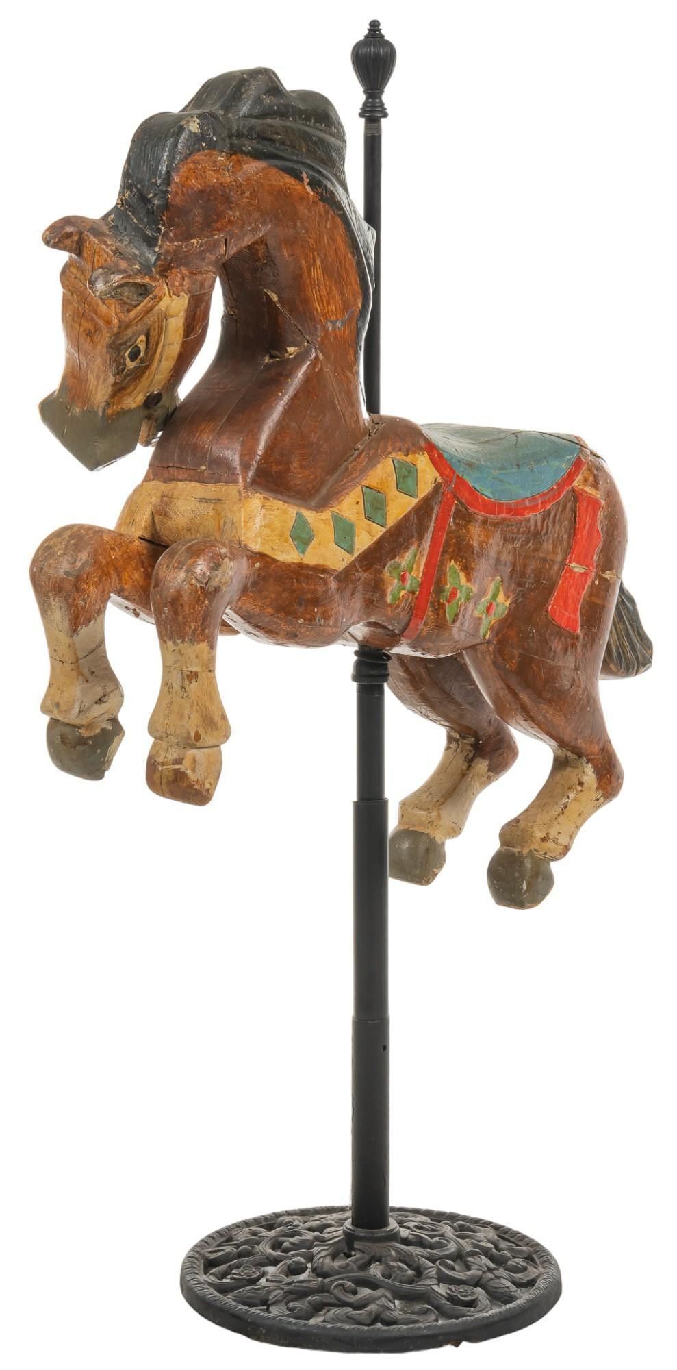 Vintage Wooden Carousel Horse (1 of 7)