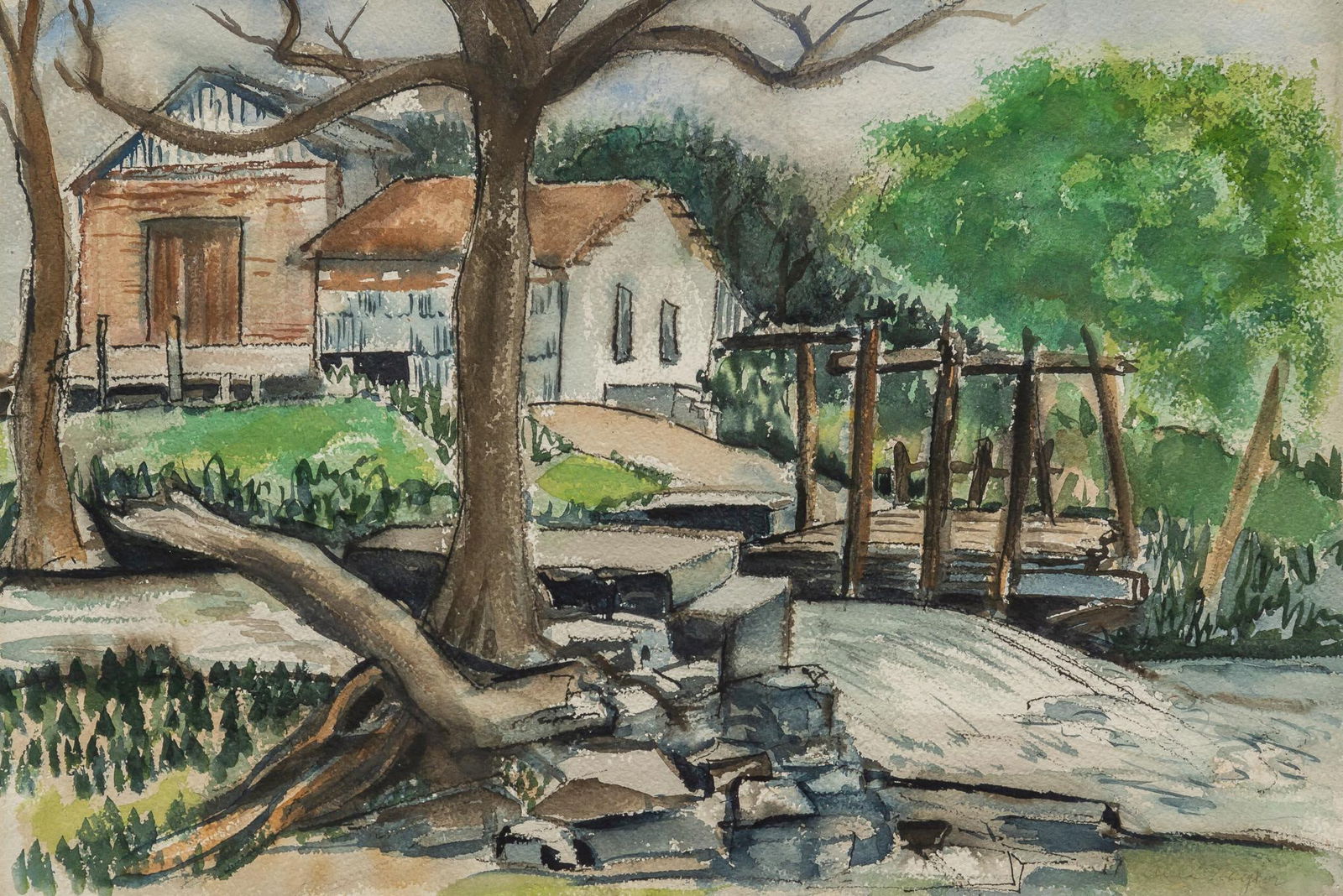 Alice Naylor, Texas River Scene (1 of 4)