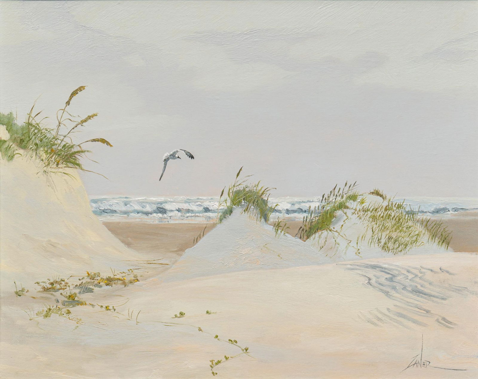 Bill Zaner, Texas Beach Scene (1 of 5)