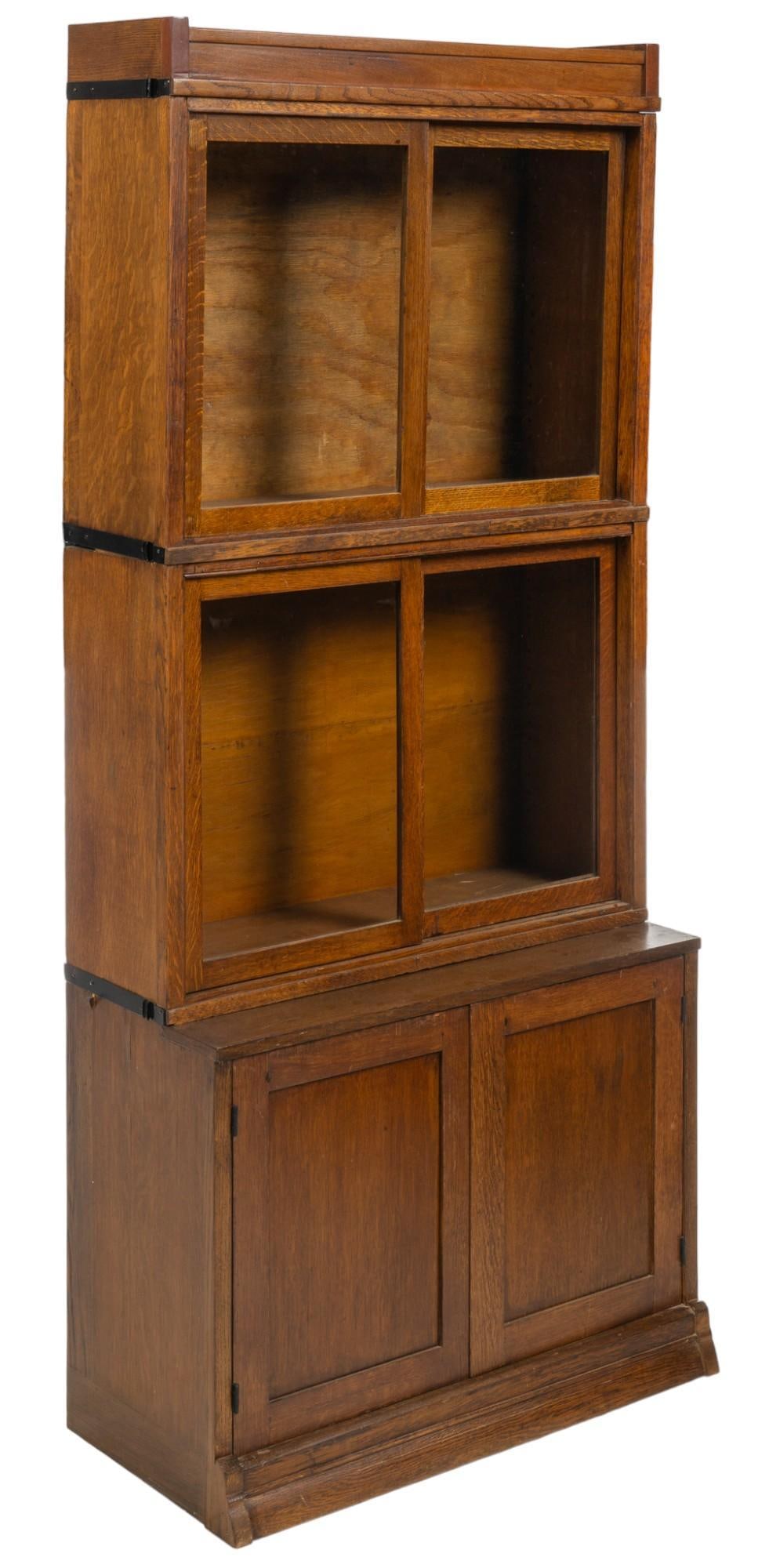 Vintage Wooden Stacking Cabinet (1 of 8)