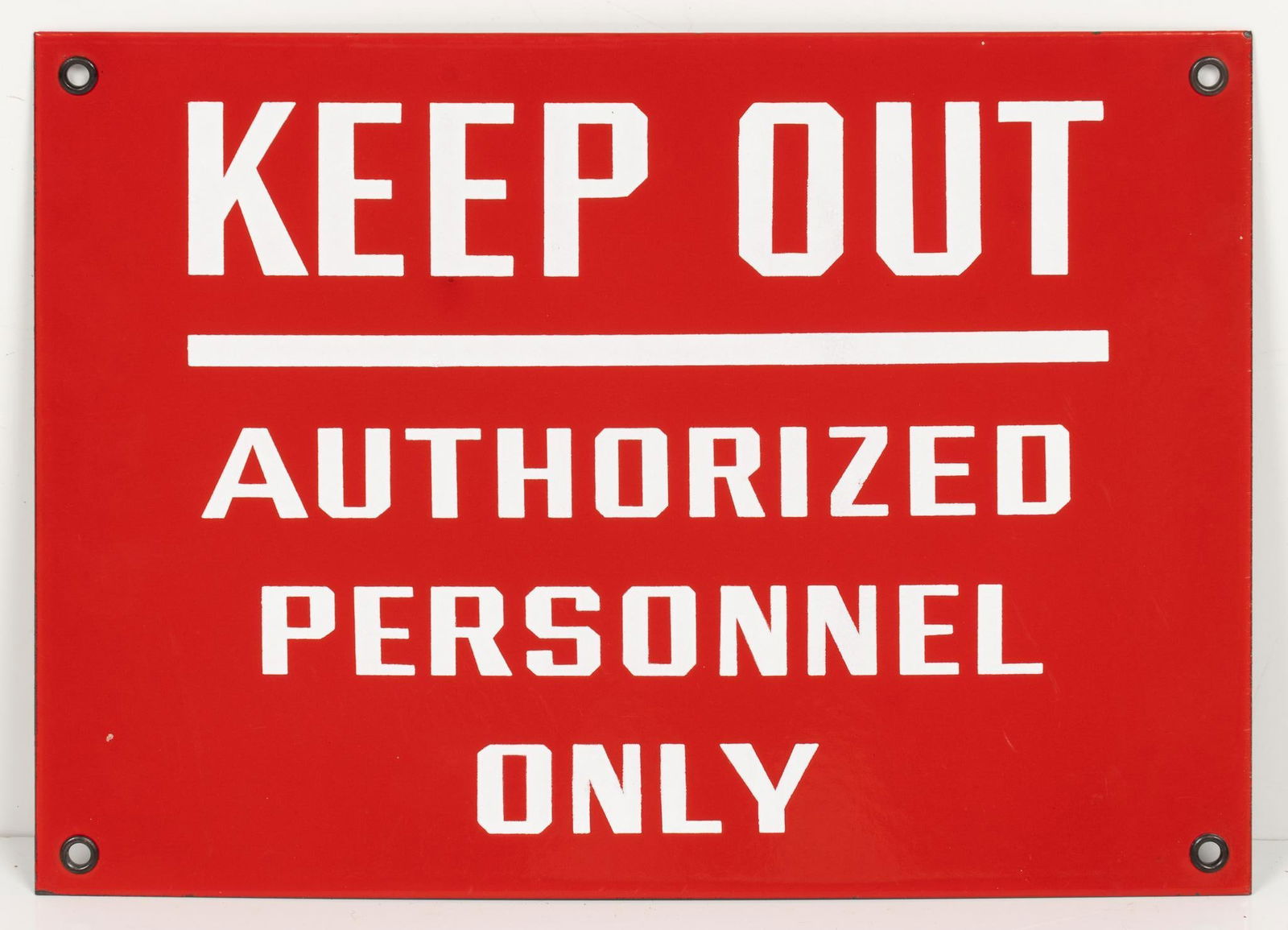 Vintage Keep Out Sign (1 of 4)