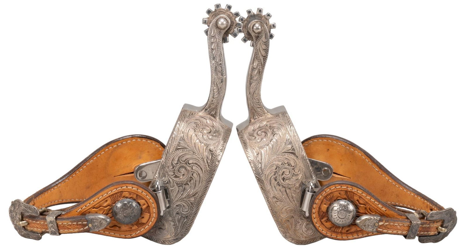 Pair of E. Garcia Custom Spurs (1 of 9)