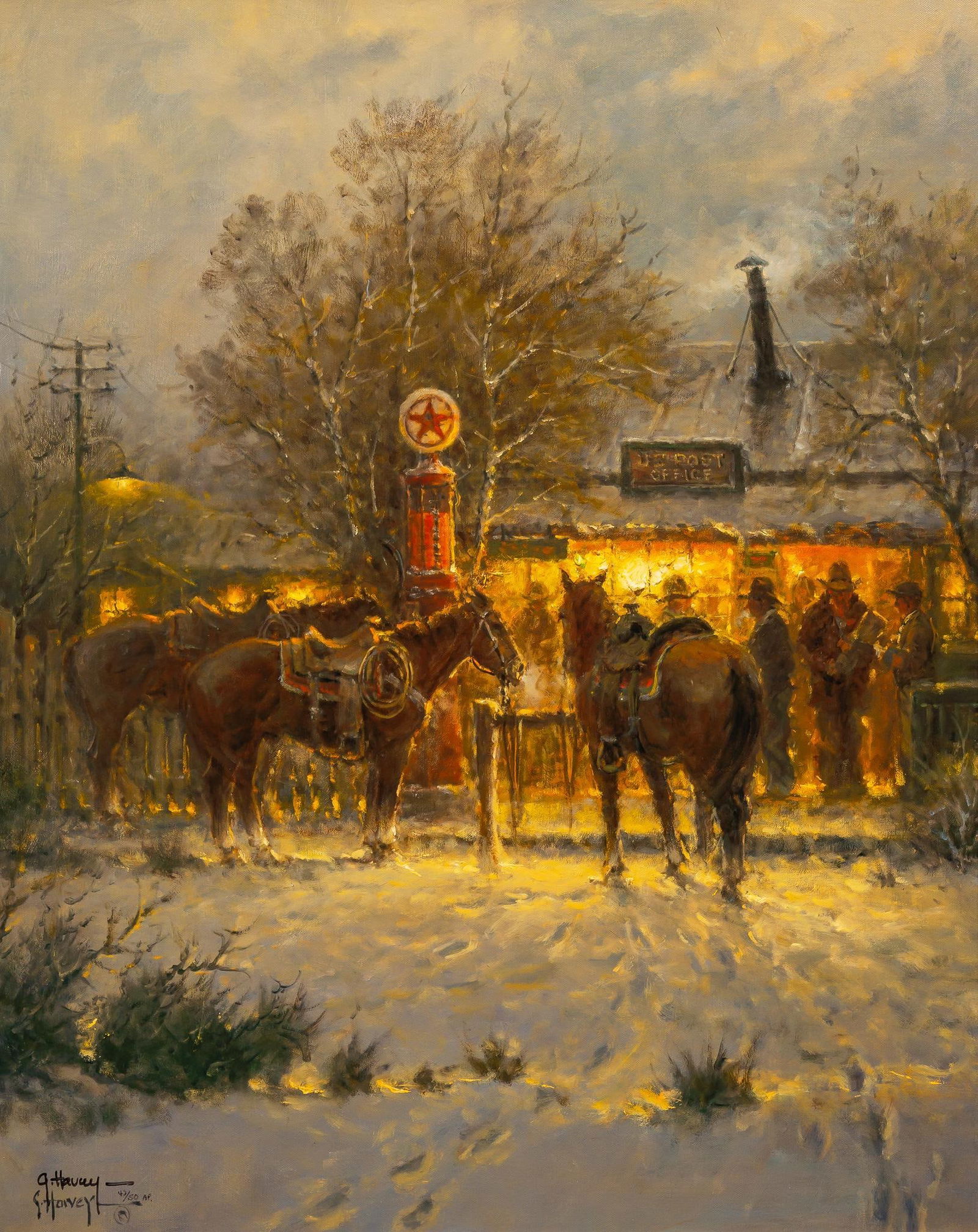 G. Harvey, "Hard Tack & Mail" AP Giclee (1 of 6)