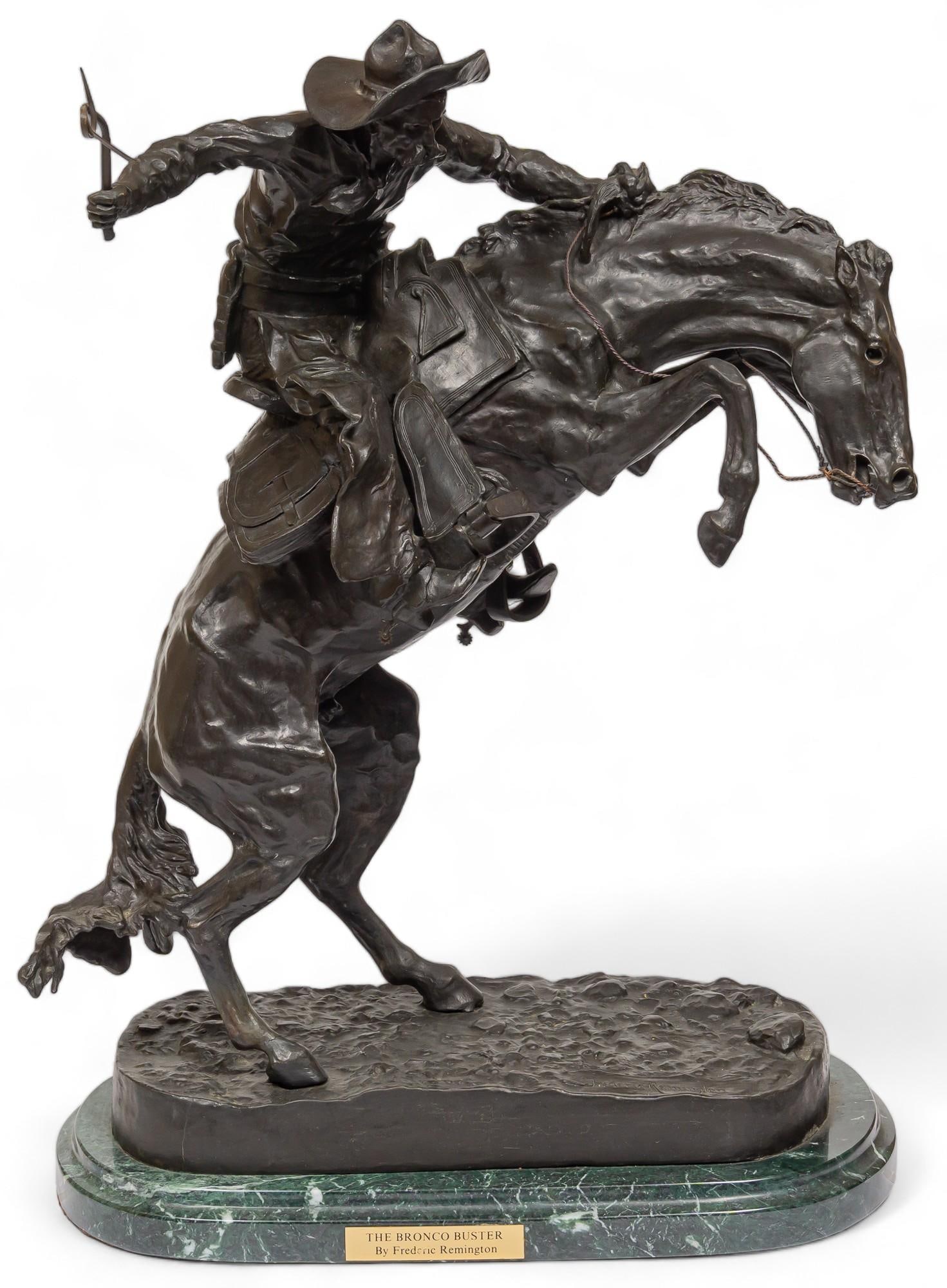 Frederic Remington, "Bronco Buster" (1 of 9)