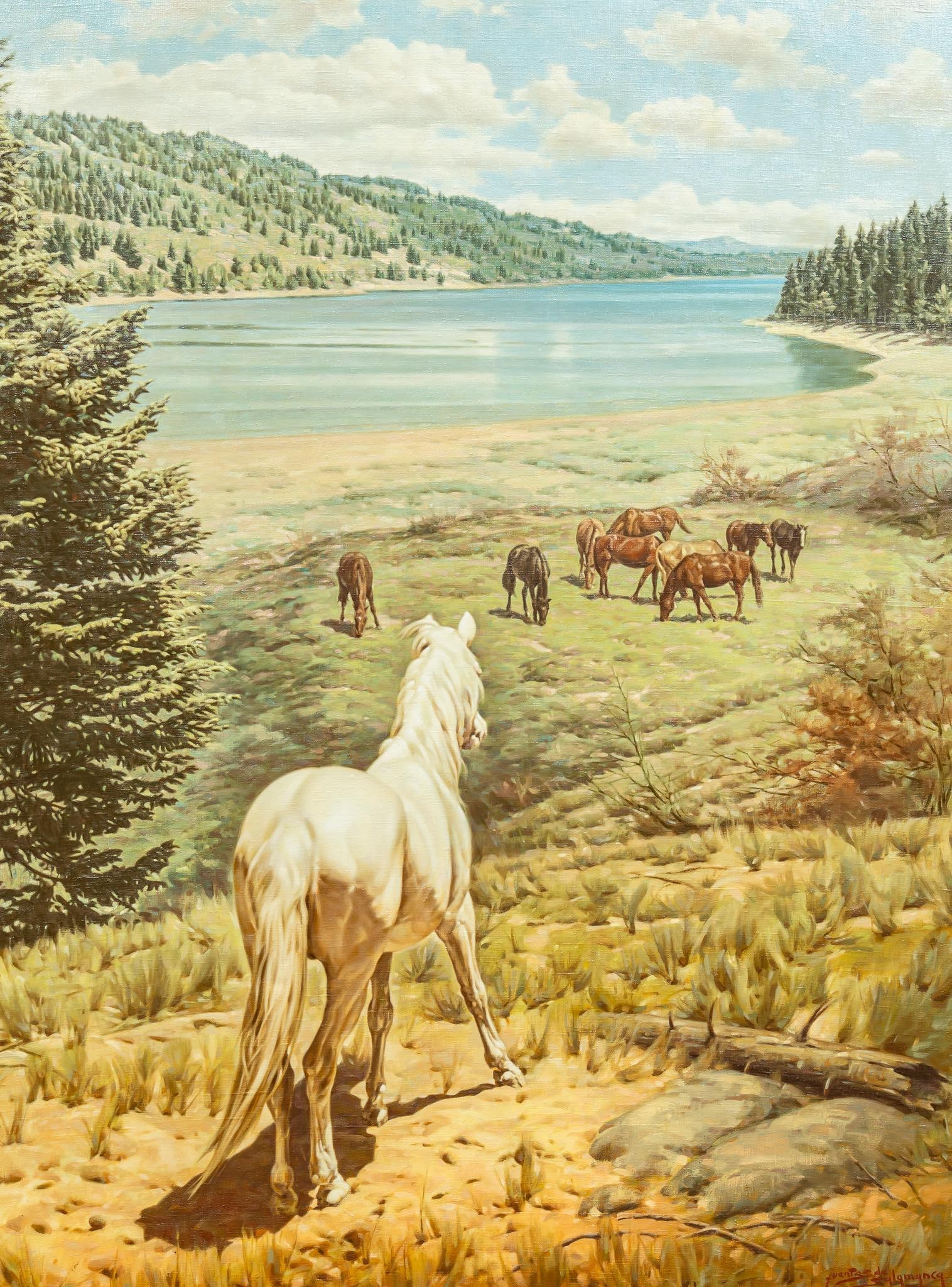 Jose Fuentes de Salamanca, "Stallion and Harem" (1 of 6)