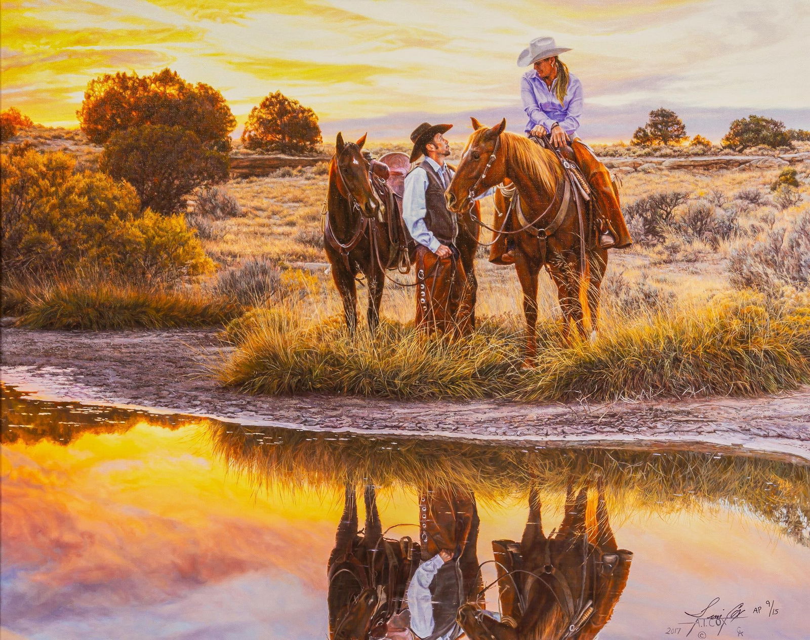 Tim Cox, "Date Night" AP Giclee (1 of 5)