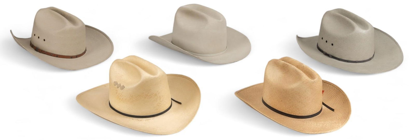 Collection of (5) Mens' Western Hats (1 of 19)