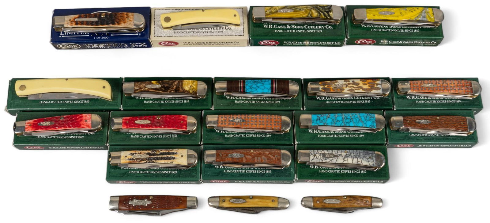 Collection of 20 Case Knives (1 of 16)