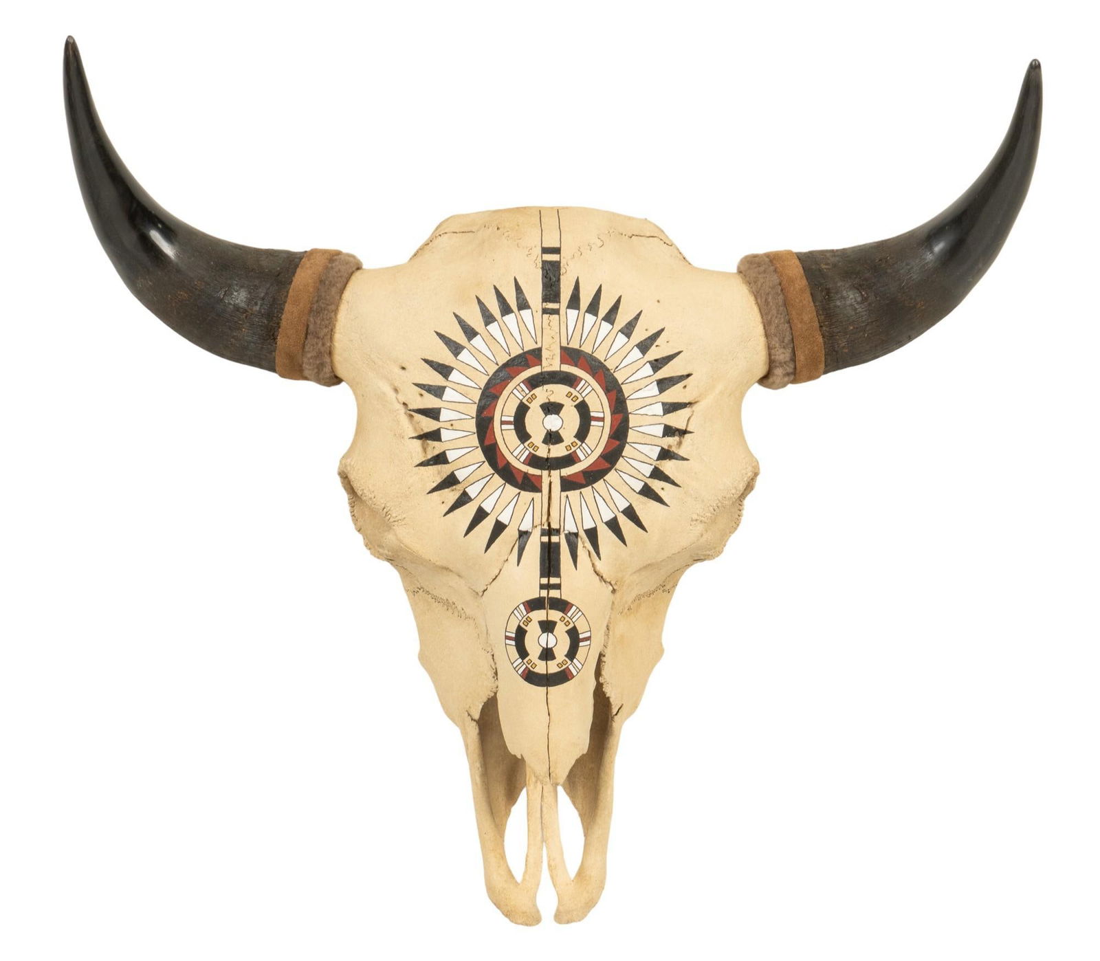 Painted Cow Skull (1 of 5)