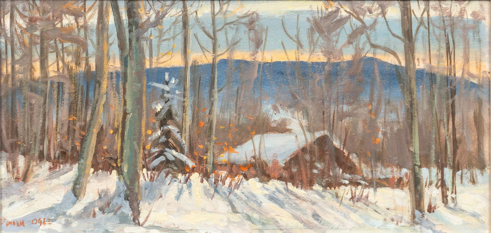 Mark Ogle, Snowy Cabin, 1983 (1 of 6)