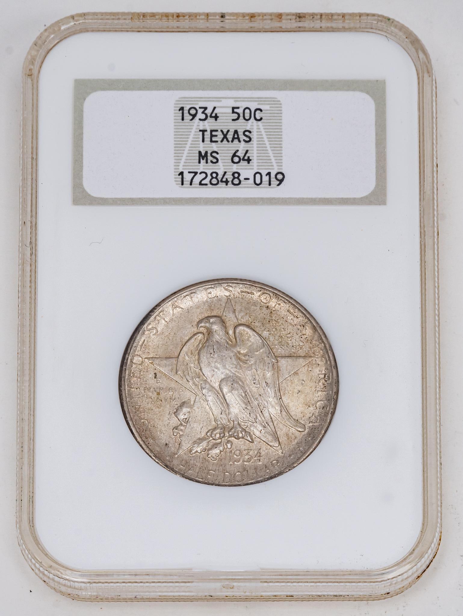1934 Texas Commemorative Half Dollar (1 of 3)