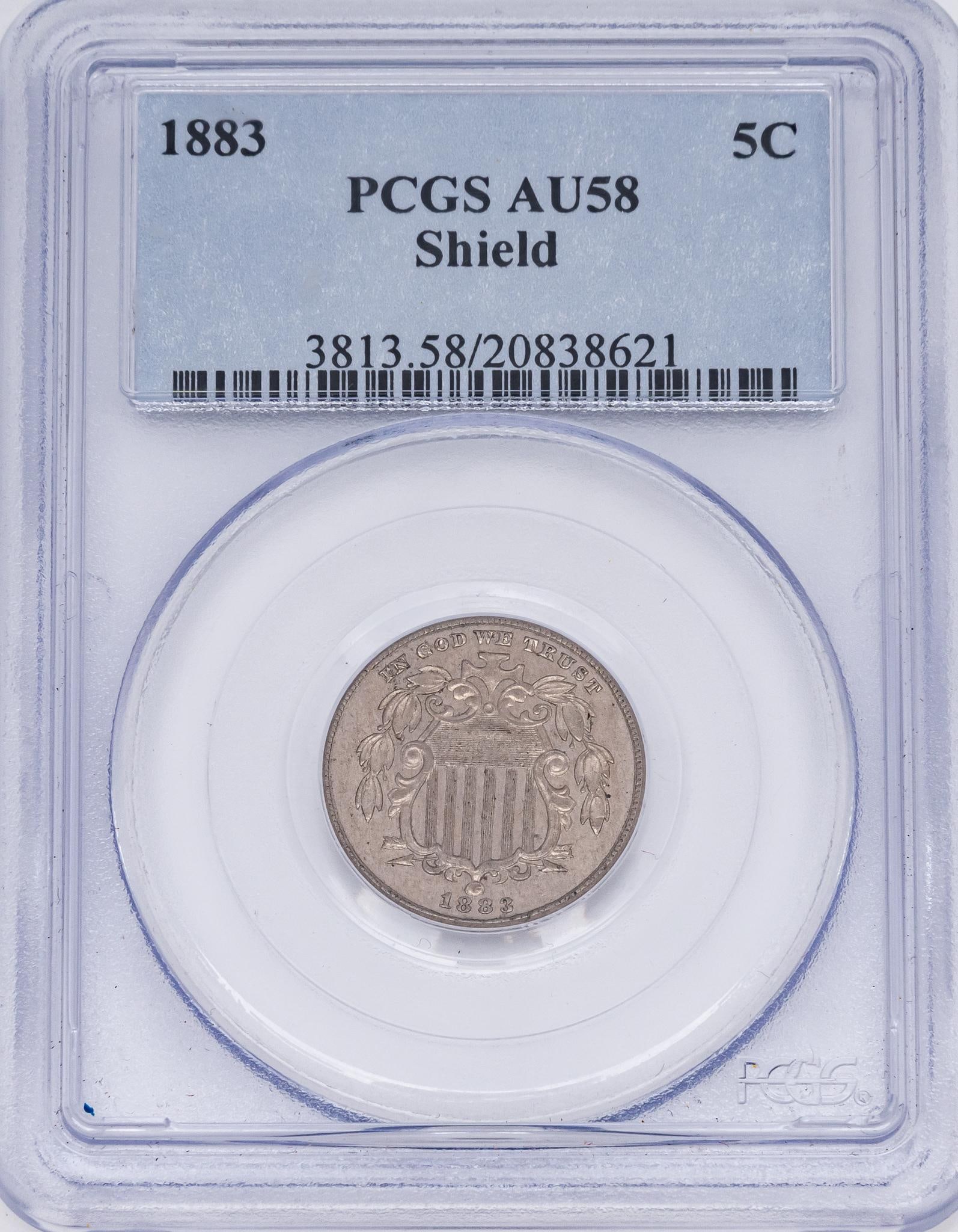 1883 U.S Graded Shield Nickle (1 of 3)