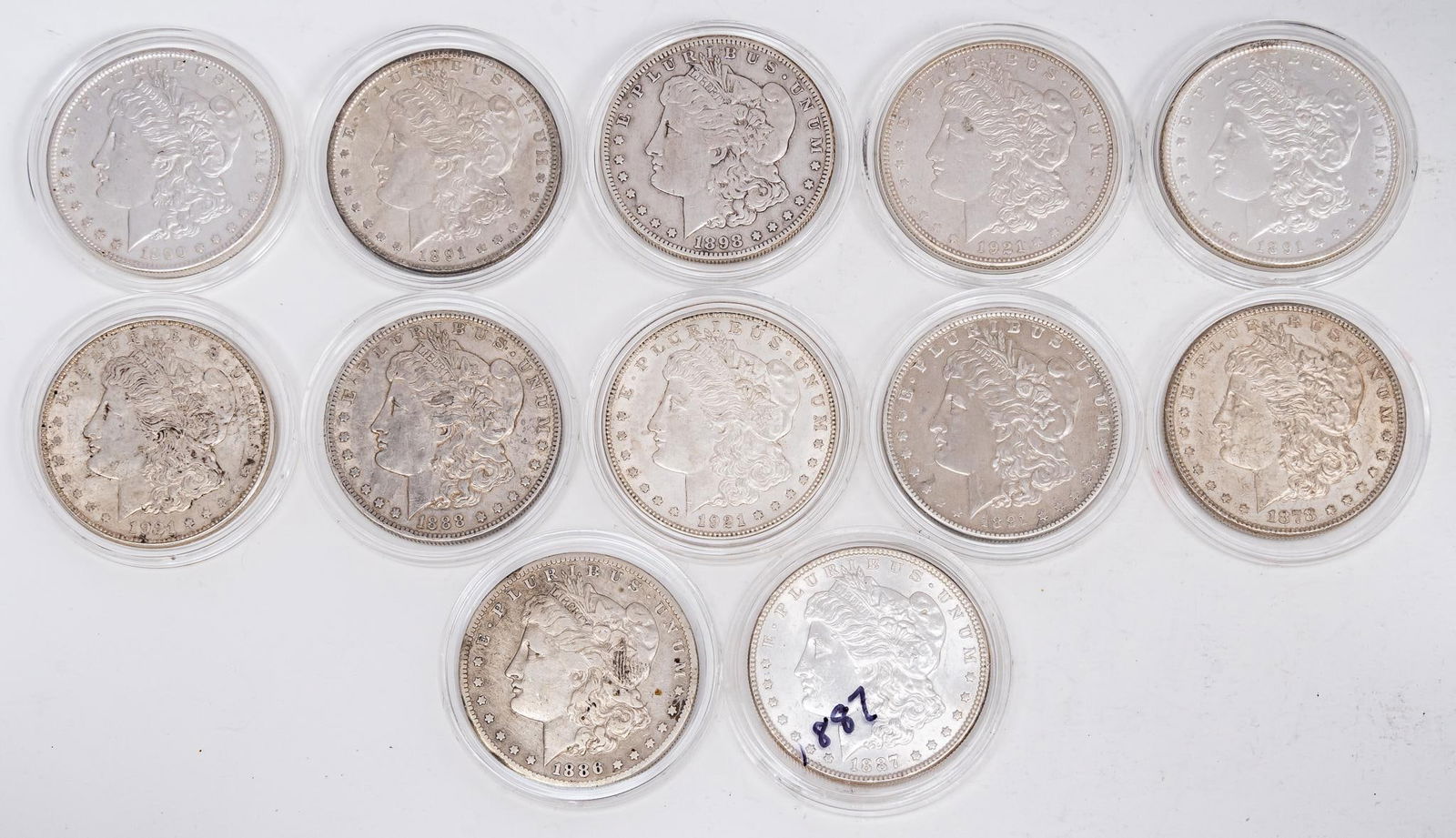 Set of (12) Morgan Silver Dollars (1 of 4)