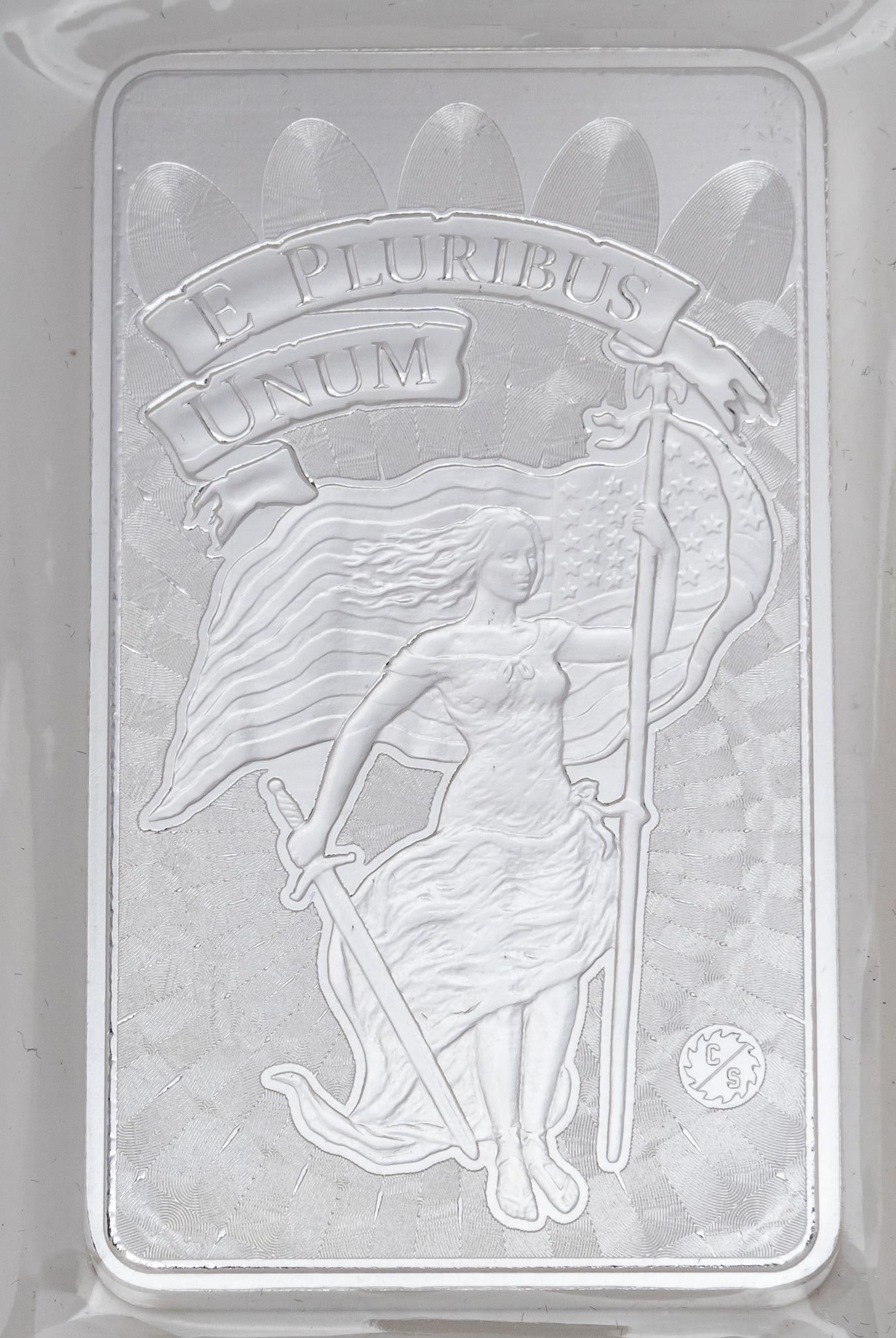 One Unity 10 ozt Fine Silver Bar (1 of 2)