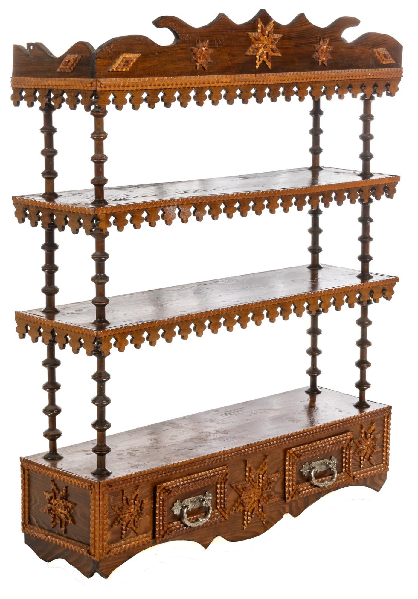 Early Victorian Wall Rack (1 of 11)