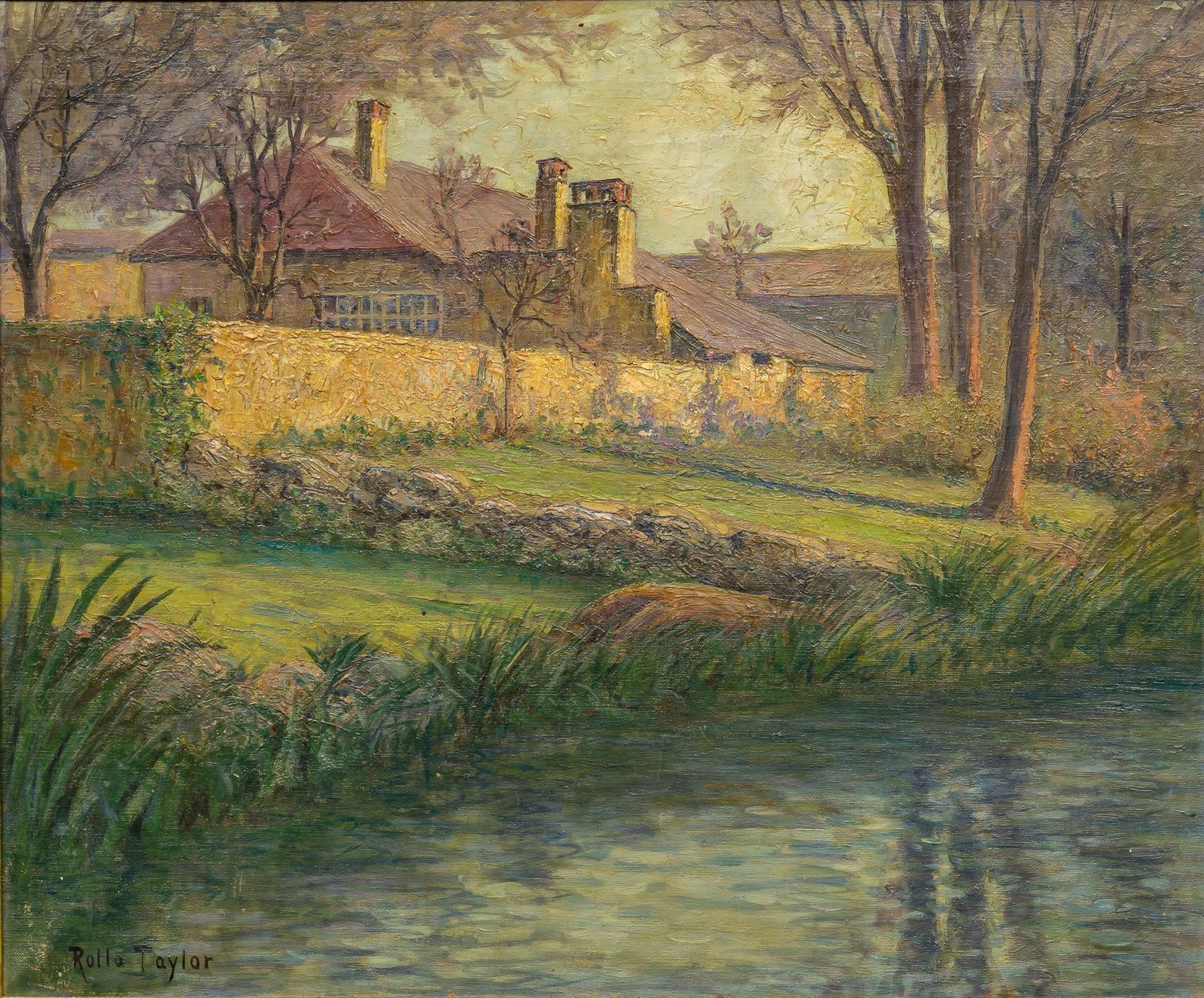 Rolla Sims Taylor, "Old Twohig Homestead, SA TX" (1 of 5)