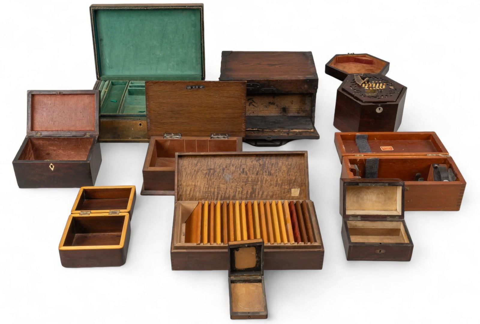 (10) Vintage Wooden Boxes (1 of 16)