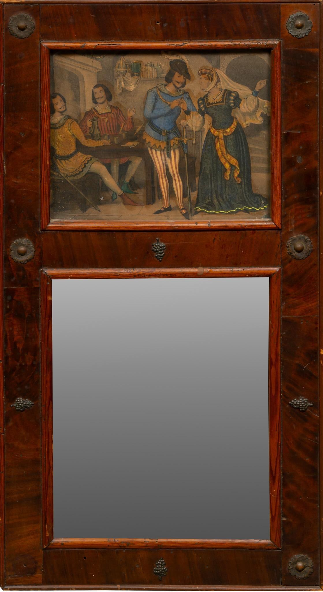 French Empire Trumeau Mirror (1 of 3)