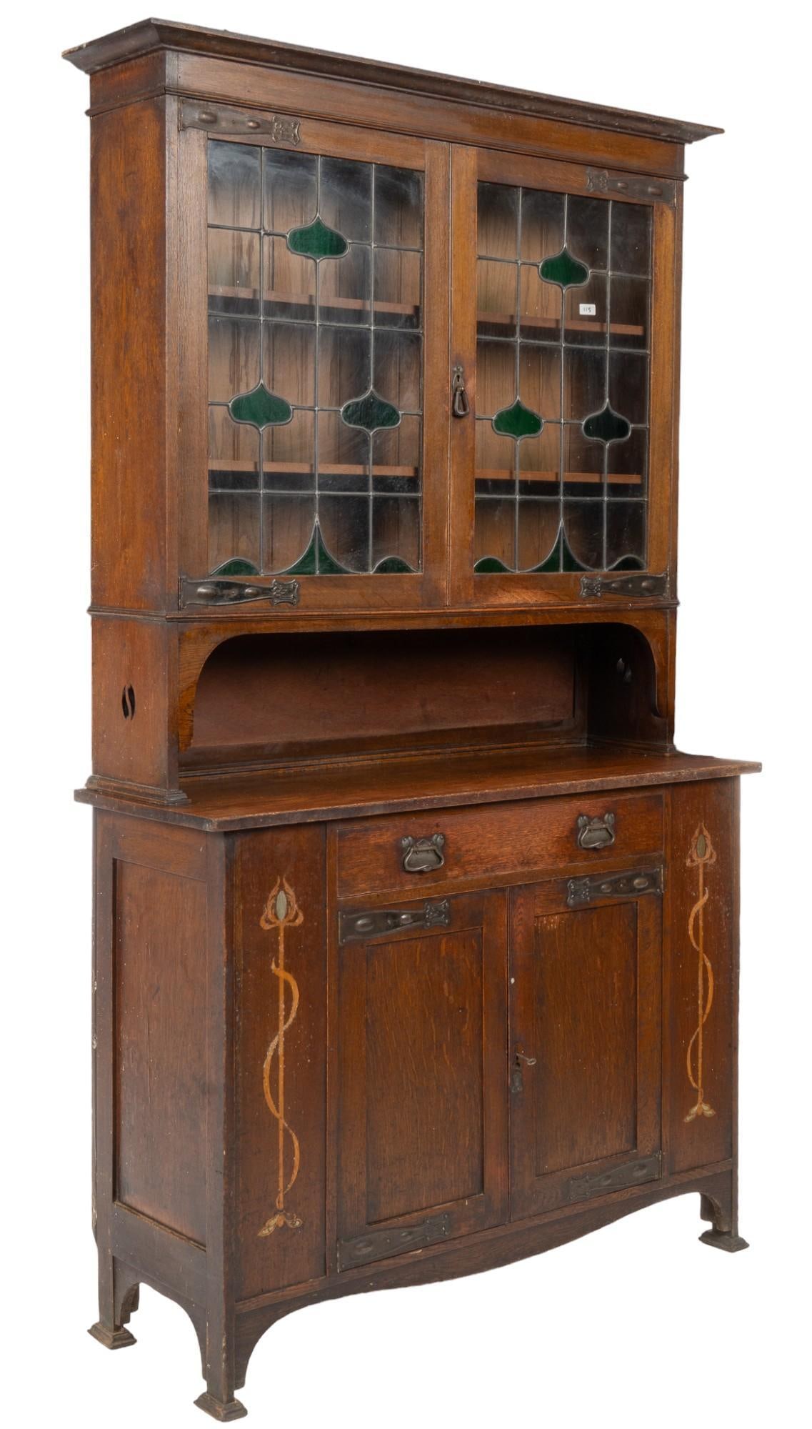 Art Nouveau Display Cabinet (1 of 9)