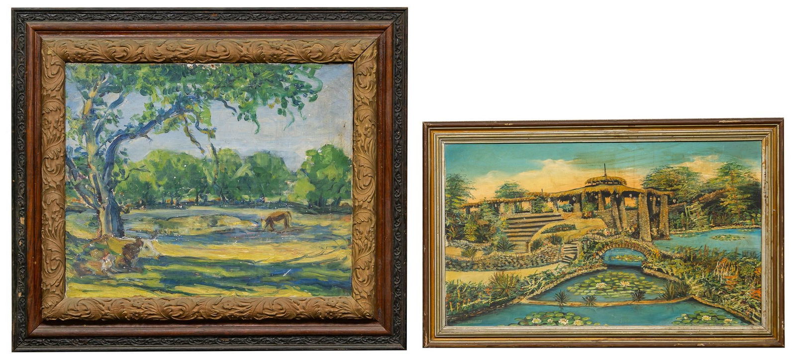 (2) Vintage Texas Paintings (1 of 7)