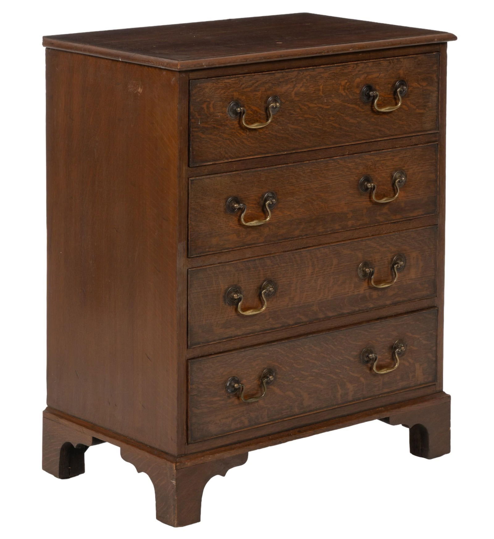 Georgian English Oak Chest (1 of 6)