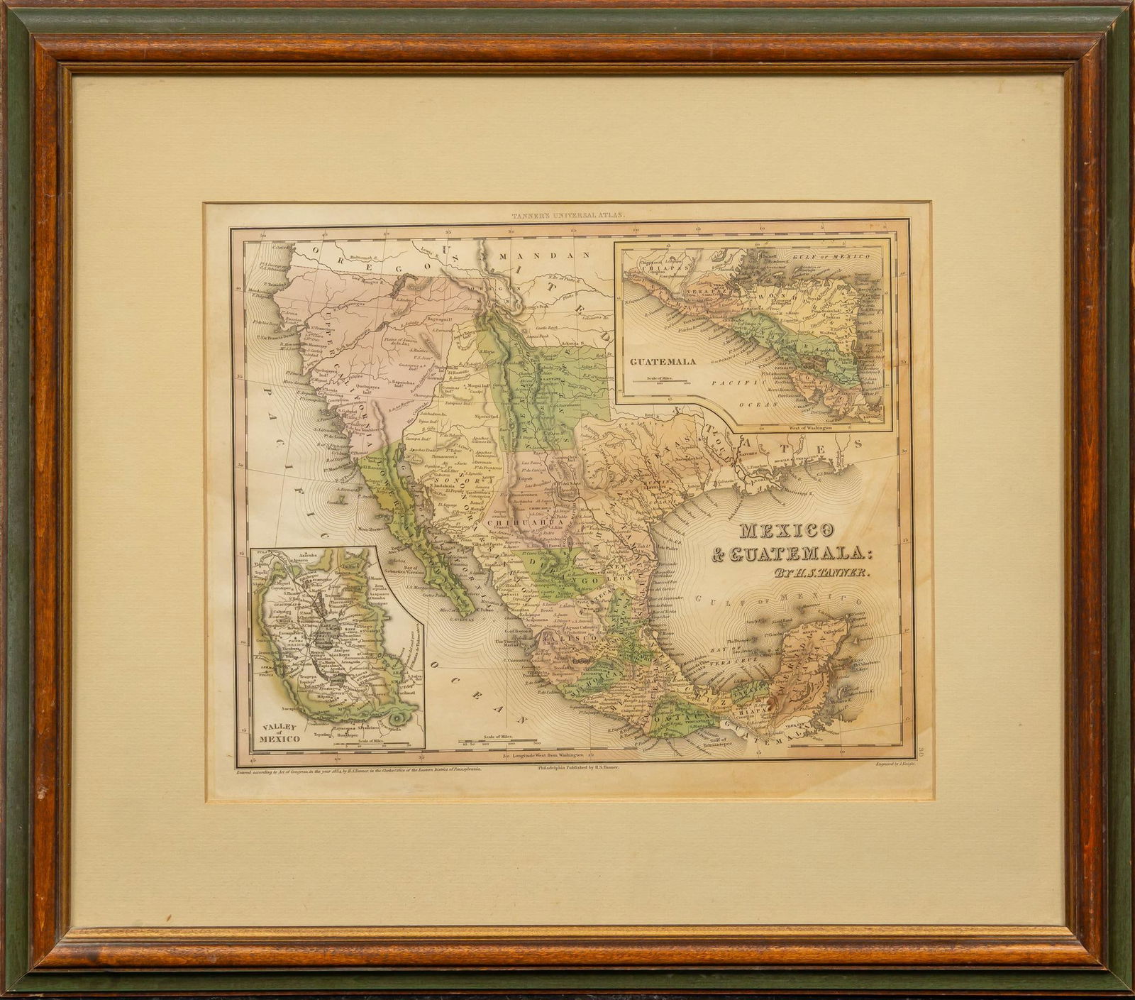 1834 Map of Mexico and Guatemala (1 of 9)