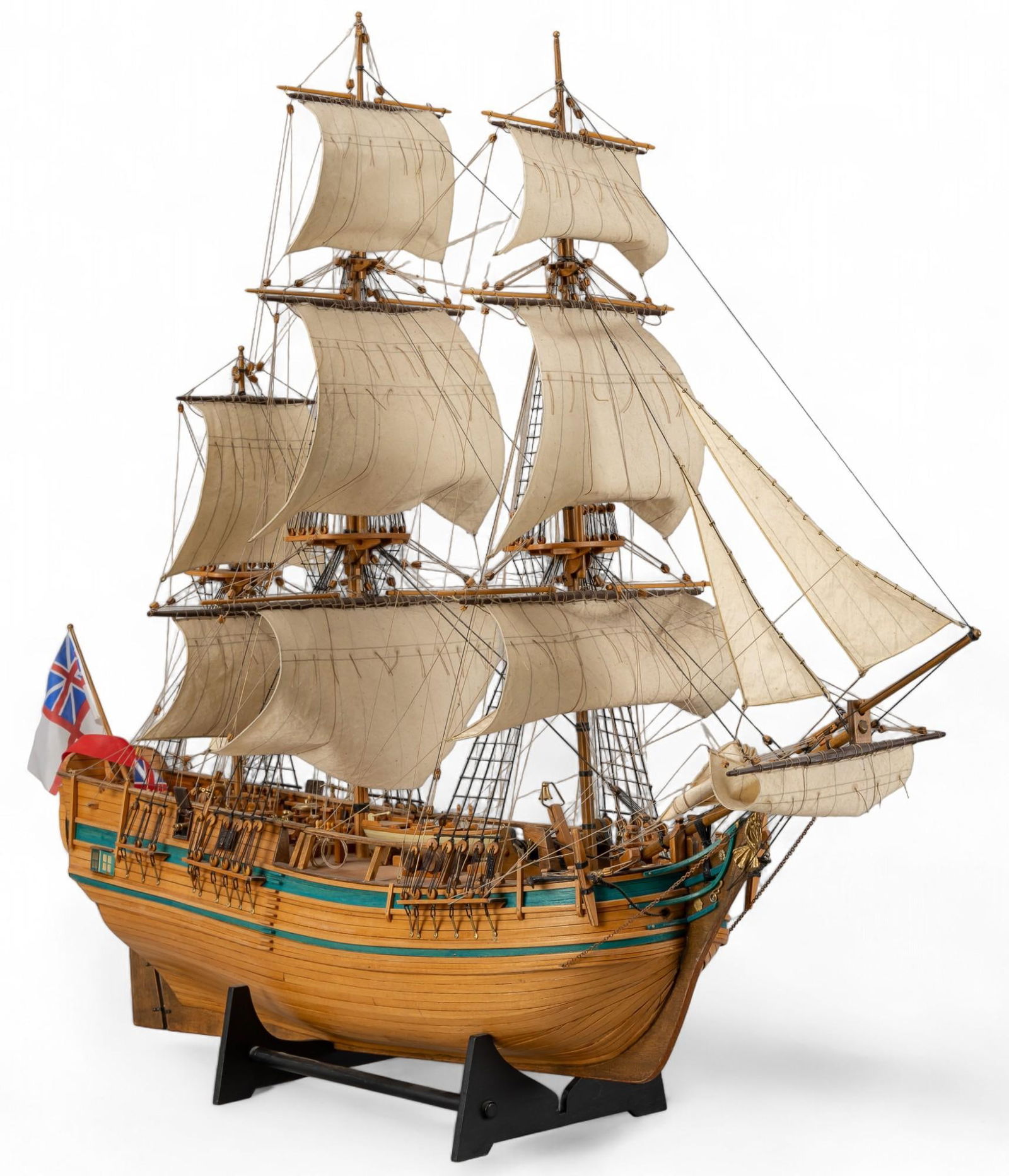 Vintage Model Ship, HMS Bounty (1 of 8)