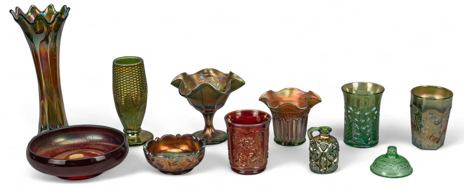 Collection of (11) Carnival Glassware (1 of 14)