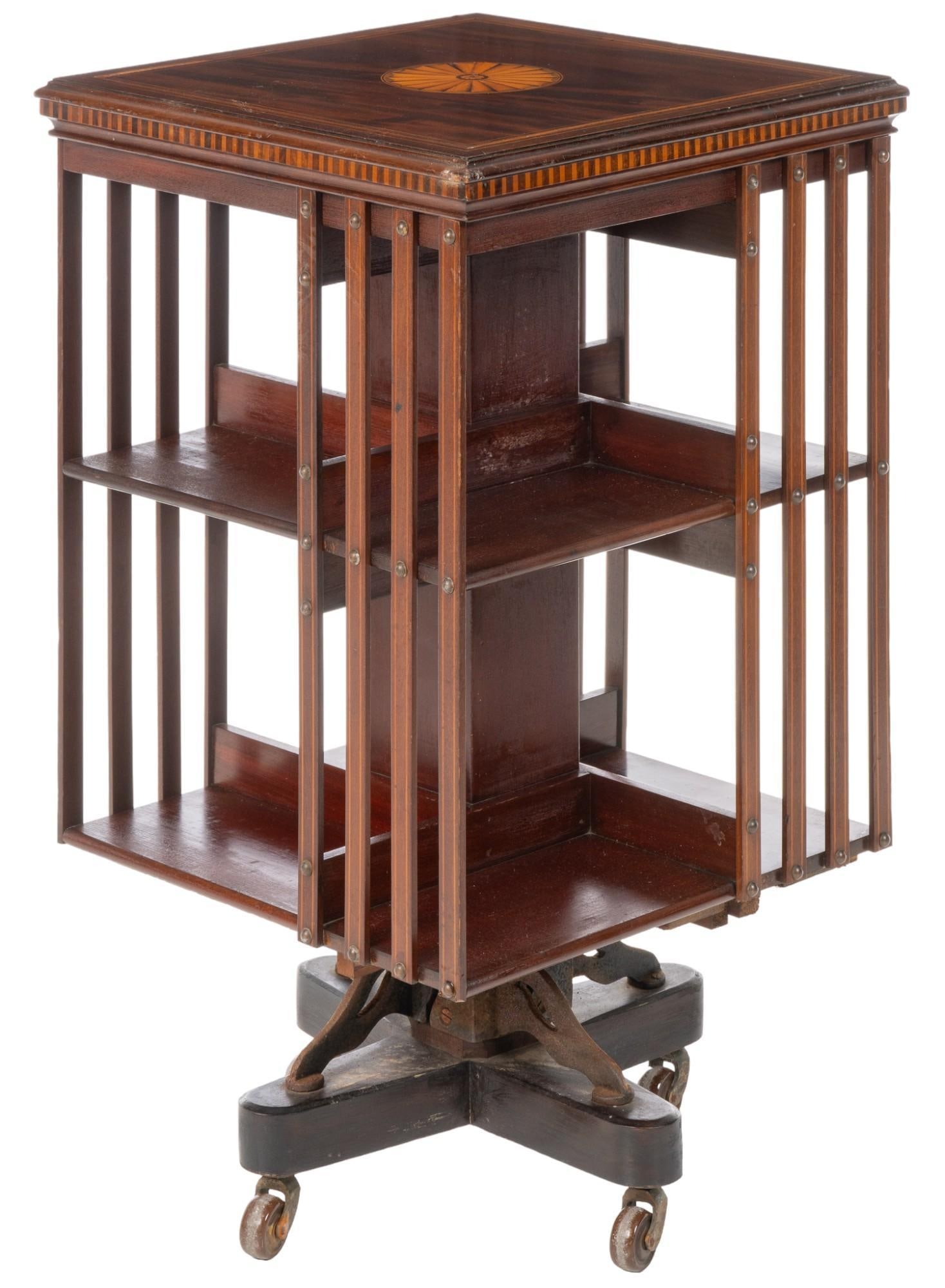Victorian Revolving Bookcase (1 of 6)