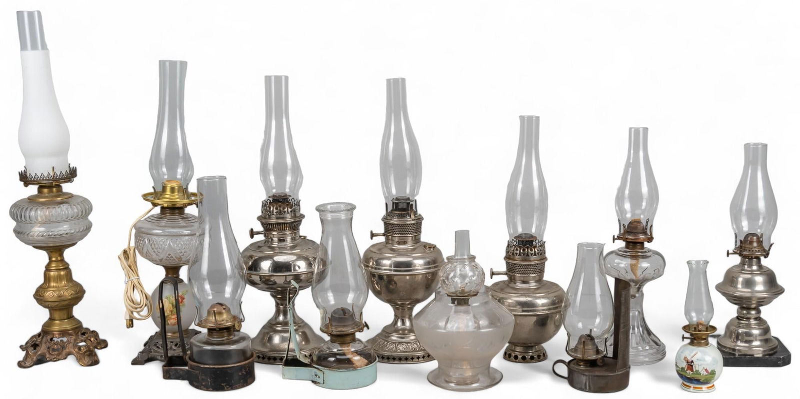 Collection of (12) Glass Lamps (1 of 10)
