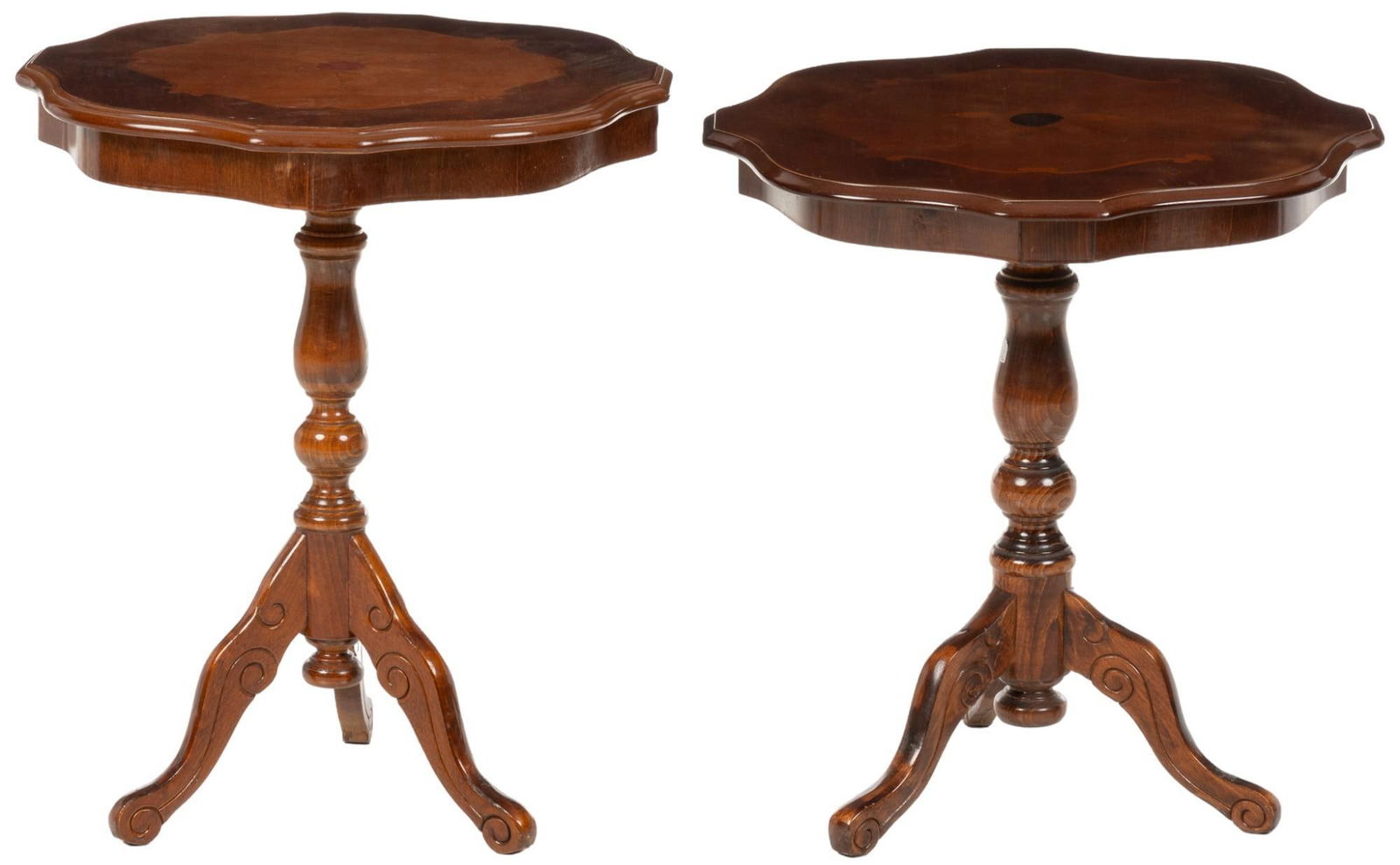 (2) Inlaid Side Tables (1 of 7)