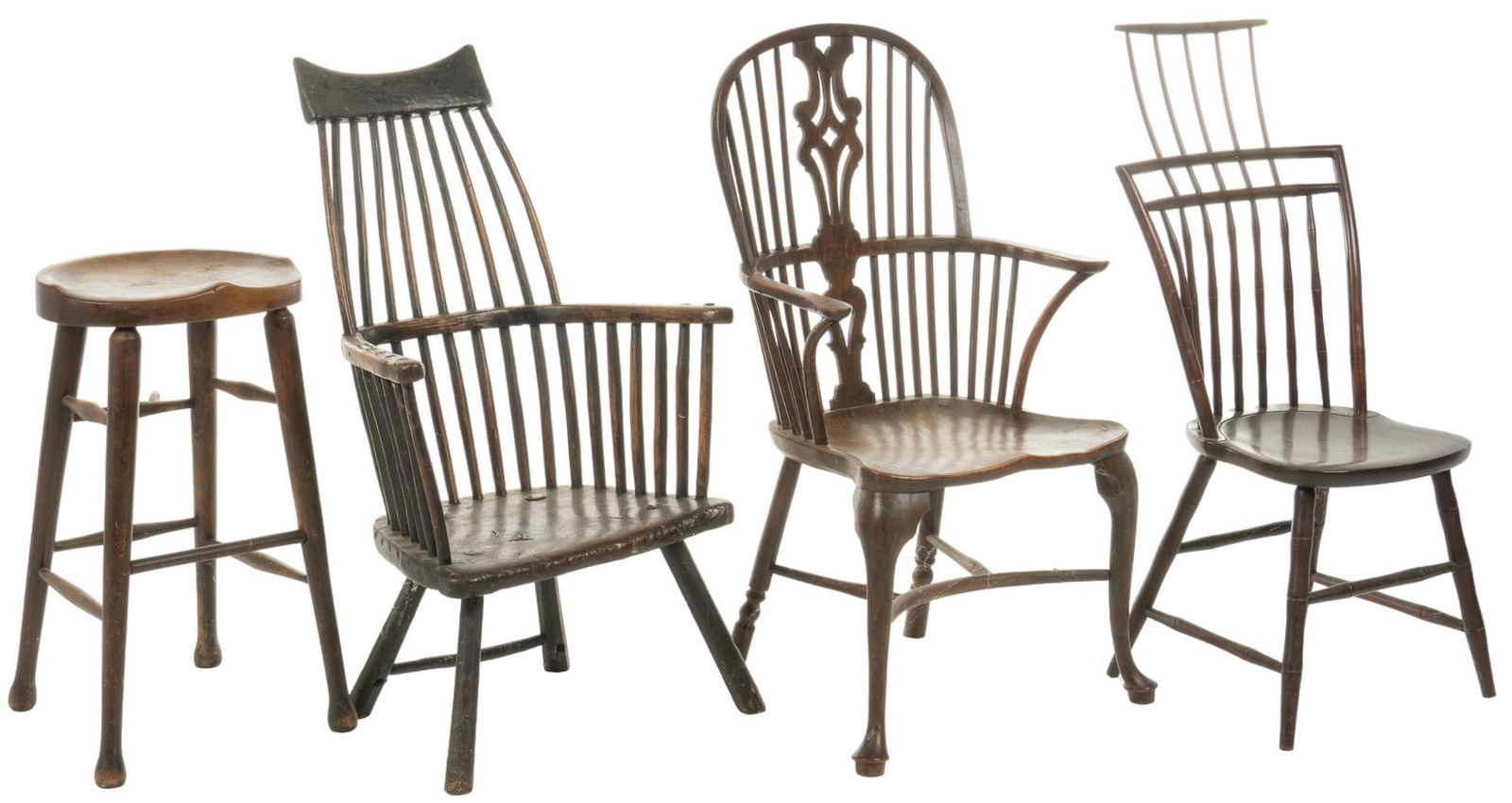 (4) Rustic Chairs (1 of 5)