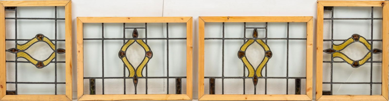 Set of (4) Stained Glass Panels (1 of 4)