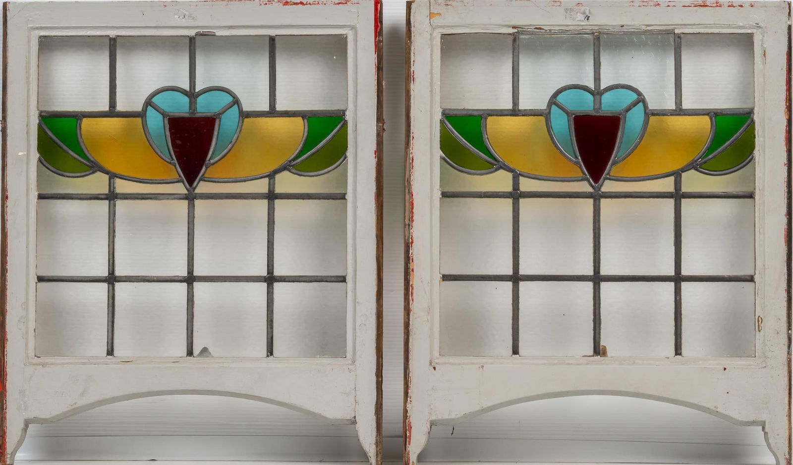 (2) Stained Glass Panels (1 of 7)