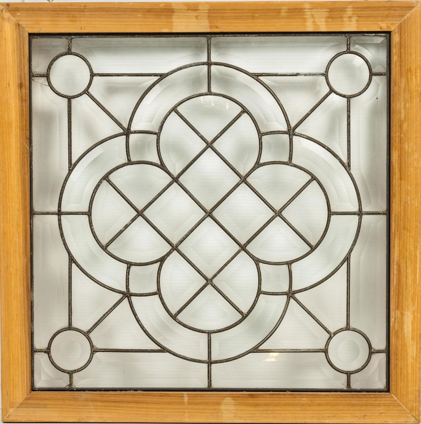 Leaded Glass Window Panel (1 of 3)
