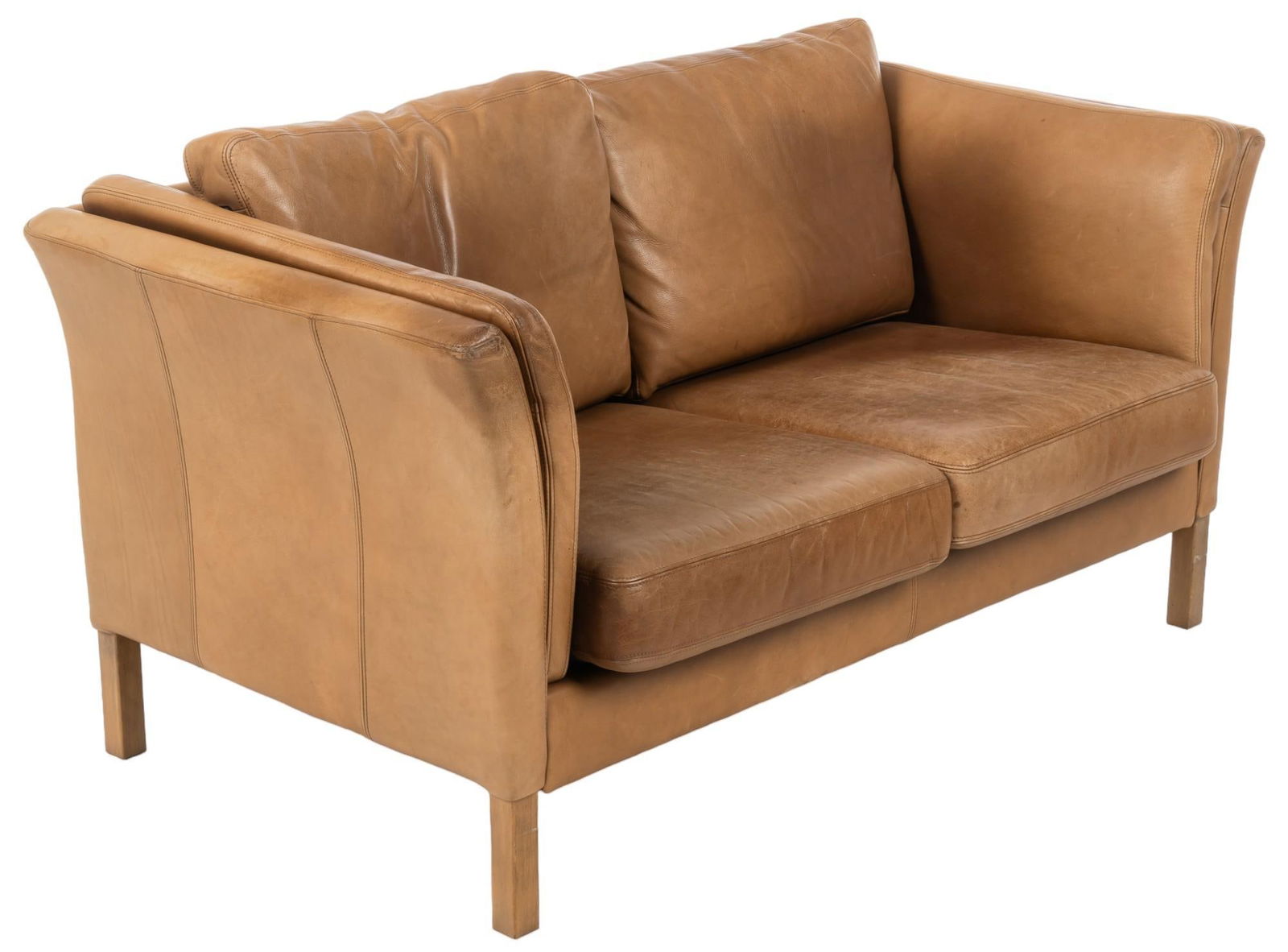 Danish Mid-Century Love Seat (1 of 6)