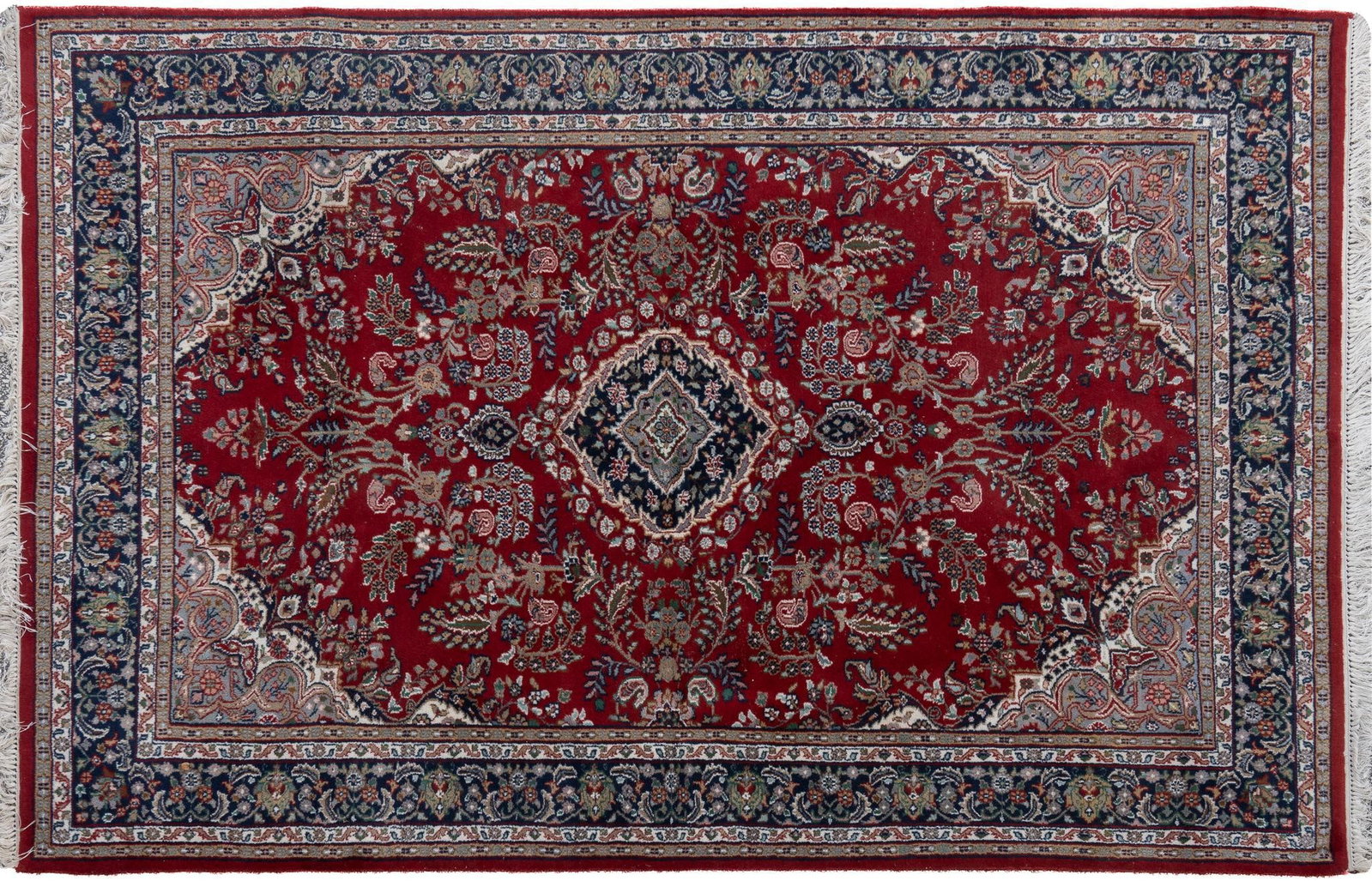 Handwoven Estate Rug, 9 ft. x 6 ft.: Handwoven estate rug 9 ft. x 6 ft. Provenance: Property from the home of a San Antonio, Texas lady Shipping available for this lot through our partner 4CL; please request a shipping quote at shipping&