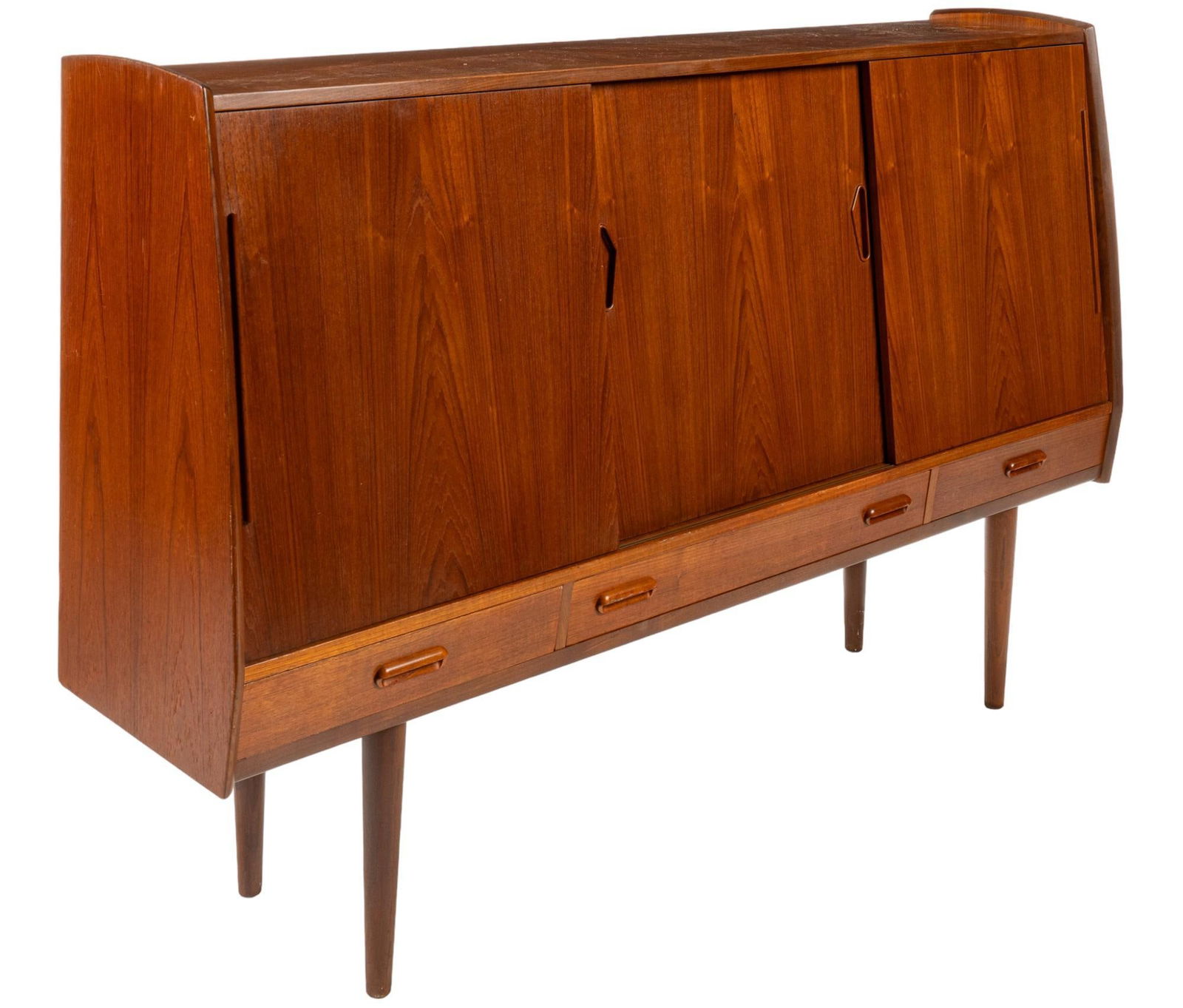 Danish Mid-Century Mirrored Credenza (1 of 9)