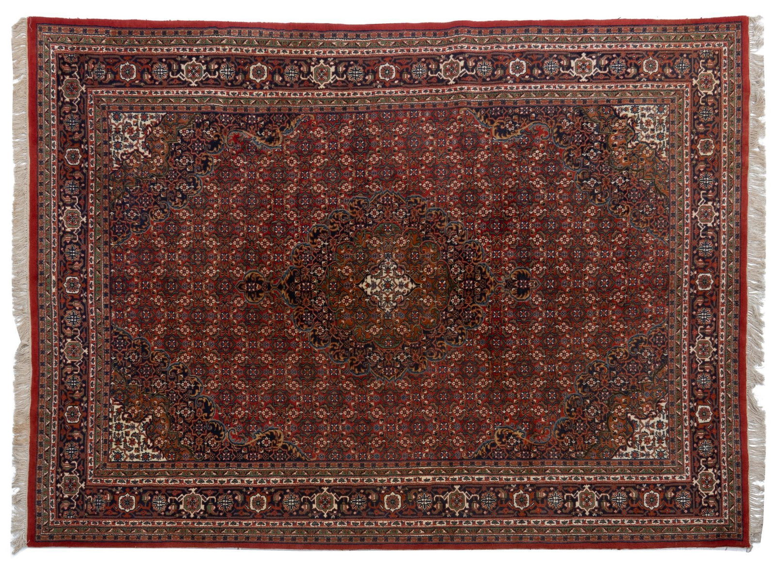 Handwoven Estate Rug, 11 ft. 7 in. x 8 ft. 1 in.: Handwoven estate rug 11 ft. 7 in. x 8 ft. 1 in. Shipping available for this lot through our partner 4CL; please request a shipping quote at shipping@vogtauction.com or 210-971-5750. You may also o